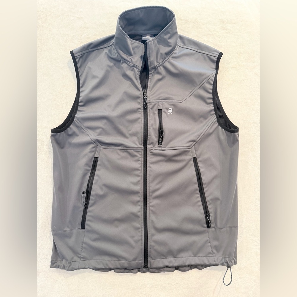 Little Donkey Andy Softshell Vest – Men’s XL – Gray Lightweight Zip-Up - Picture 2 of 7